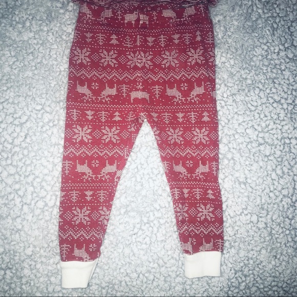 Matching Christmas Snowflakes Pajama Set 18 Months - Picture 3 of 8